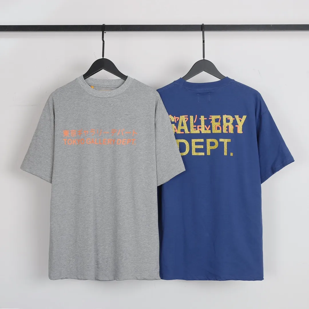 GALLERY.DEPT new summer short-sleeved model number: D3121#P106 color: gray blue code number: S M L XL